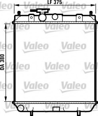 VALEO 731286 Radiator, engine cooling